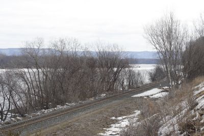 Track beside Lake Pepin