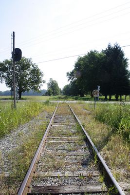 CH&D Main at Richmondale looking east toward West Jct.