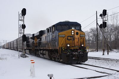 CSX Eastbound on the Indy Line at Marion