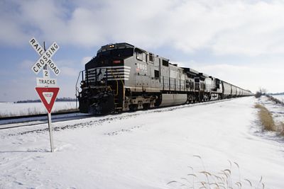 NS westbound at West End Benson