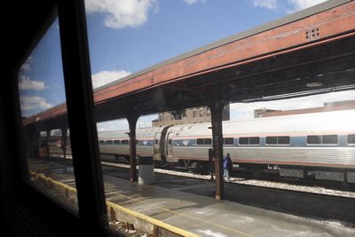 Springfield, MA station platform