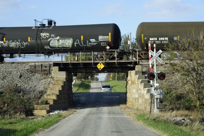 Ohio-Indiana state line crossing on CSX