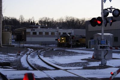 Ohio Central eastbound into Zanesville, OH