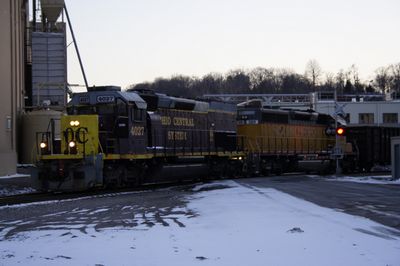 OC eastbound train at Zanesville, OH