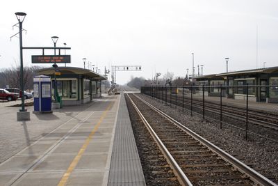 Elk River, MN passenger platform