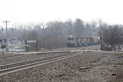 BNSF train at Elk River, MN