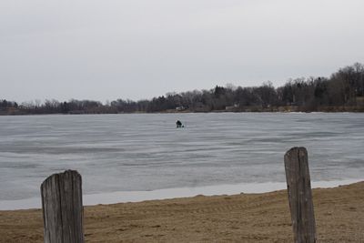 Ice fishing at Buffalo, MN